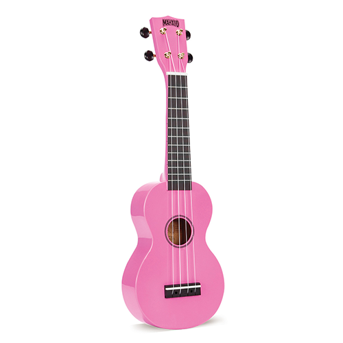 Mahalo Rainbow Series Soprano Ukulele with Bag - Pink