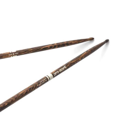 Classic Forward 7A FireGrain Hickory Drumstick, Oval Wood Tip