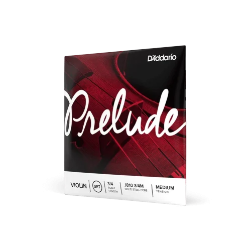 Prelude Violin String Set, 3/4 Scale, Medium Tension