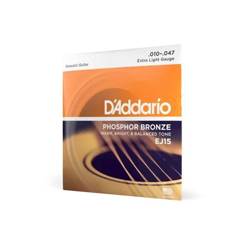 10-47 Extra Light, Phosphor Bronze Acoustic Guitar Strings