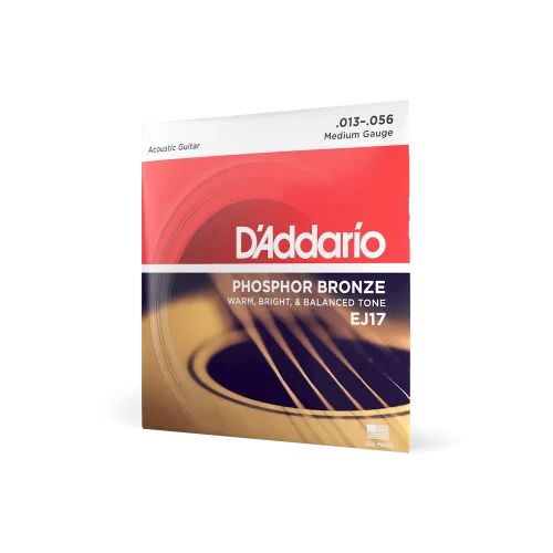 13-56 Medium, Phosphor Bronze Acoustic Guitar Strings